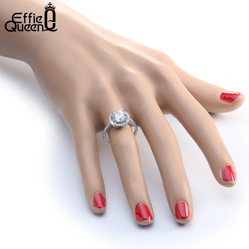 Женское Обручальное кольцо с фианитом DR105|finger ring|fashion ringsring fashion |