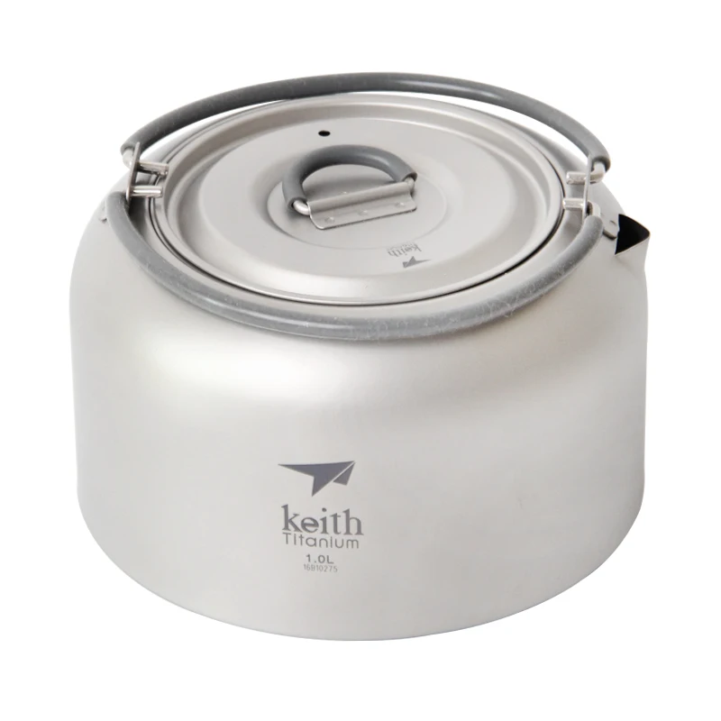  Keith Titanium Chinese KongFu Tea Set Luxury Portable Outdoor Camping Cup Hiking Drinkware Ultralig