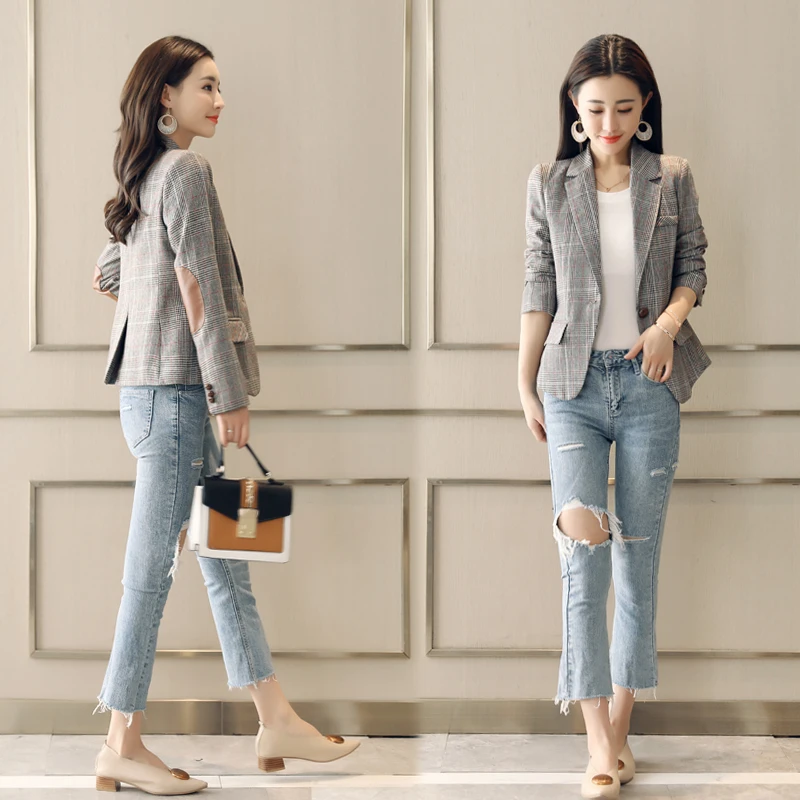 NAVIU Elegant and Fashion Women blazers autumn temperament