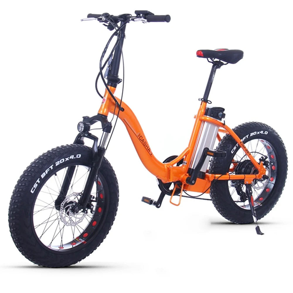 20 дюймов снег электрический велосипед складной жира электронного велосипеда 48V литиевая батарея 350 w-500 w Лебедь рамка принцессы велосипедного электрического мотоцикла или электровелосипеда