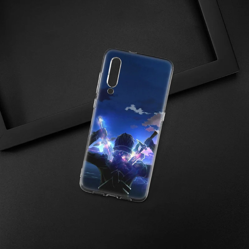 Мягкий чехол Sword Art Online SAO Anime Manga для Xiaomi Pocophone F1 Mi 5X A1 6X A2 8 SE Lite Play Mix3 9 9SE 9T Pro