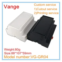 5 шт/лот черный цвет доступный распределительный ящик ABS Материал пластиковый ящик для инструментов diy 88*107*59 мм для промышленного устройства управления