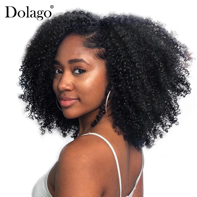 

Brazilian Afro Kinky Curly Hair Weave 4B 4C 100% Natural Virgin Human Hair Bundles Extension 3B 3C Dolago Hair Products