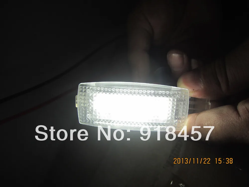 2X ошибок светодиодный LED-подсветка маленького зеркала для VW EOS Golf5/6 Jetta Passat Polo Scirocco Sharan Tiguan Touran Skoda сиденье