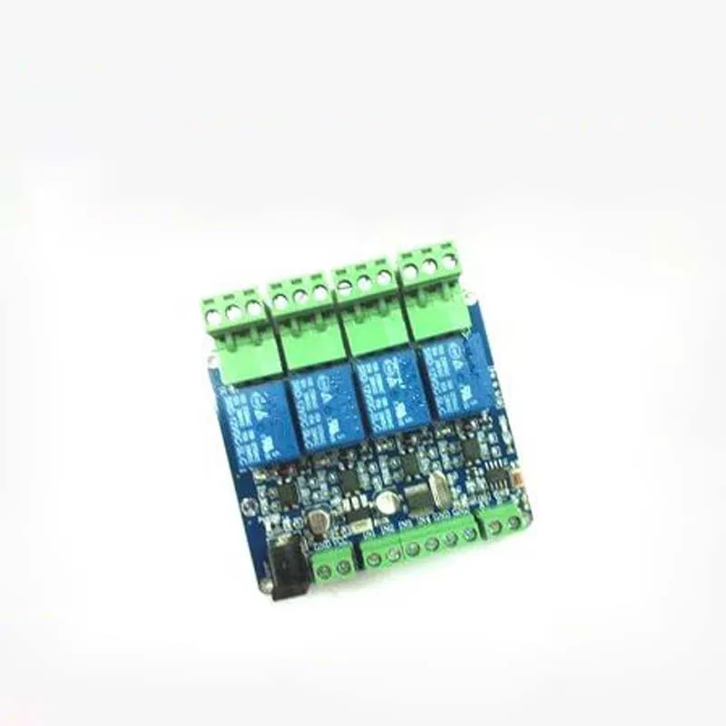 4 релейный модуль Modbus RTU оптрон с входами изоляция RS485 микроконтроллер связи|4