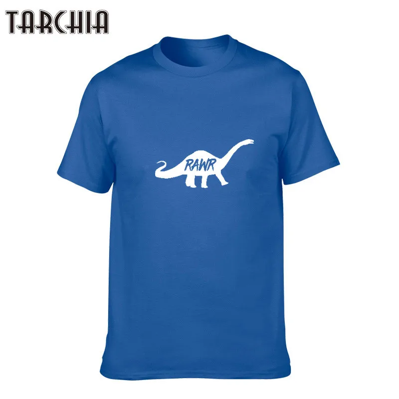Футболка TARCHIA мужская с круглым вырезом хлопок топ короткими рукавами и