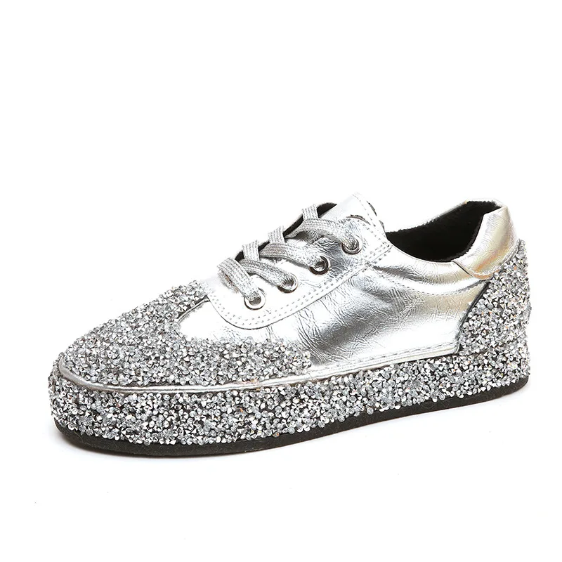 sequin flats womens