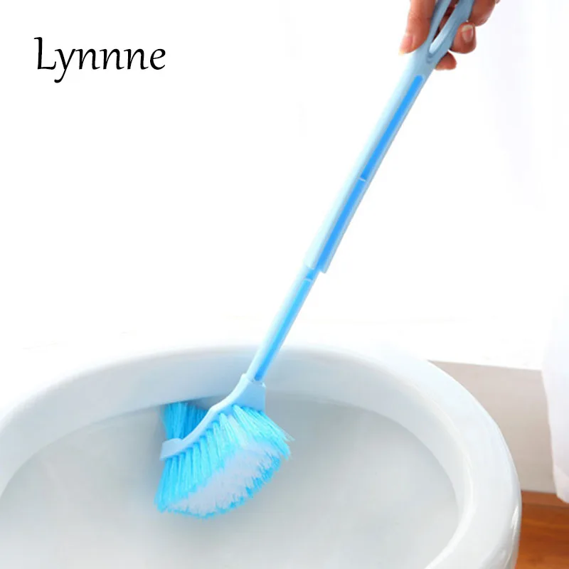 Lynnne Plastic Toilet Brush Closestool Urinal Cleaner Brush Long Handle