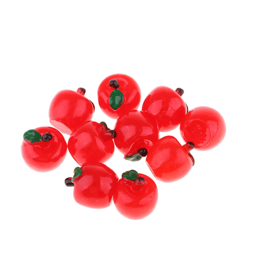 10pcs Simulation Fake Fruit Toys  miniature kitchen food toys  Suit for 1/12 miniature dollhouse  miniature kitchen food toys 