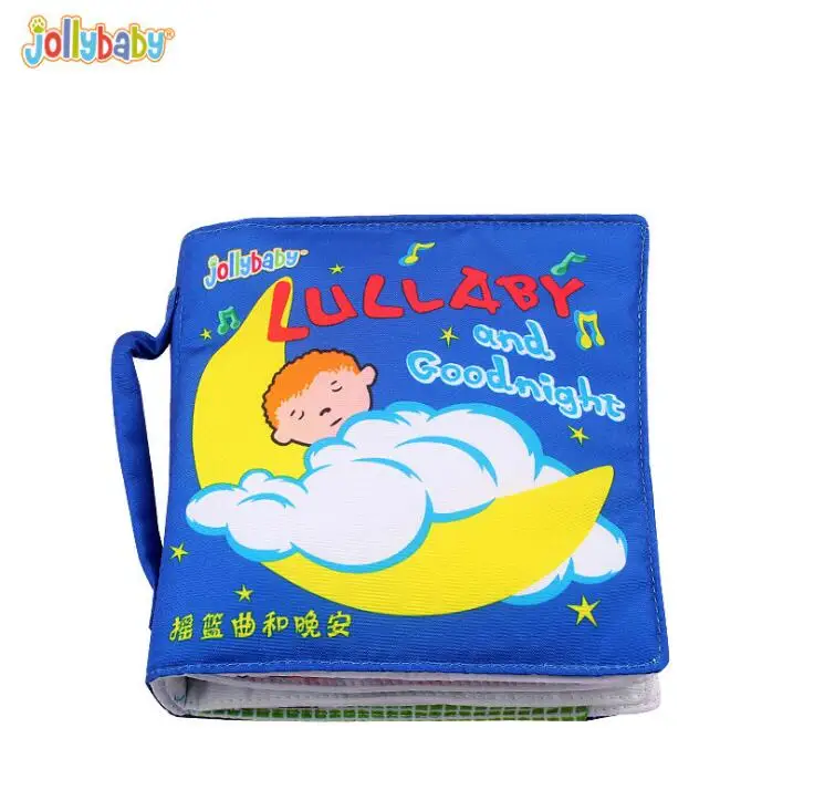 1 шт. jollybaby английский Ткань Книга новорожденных Колыбельная и goodnight раннего образования сна история детские игрушки