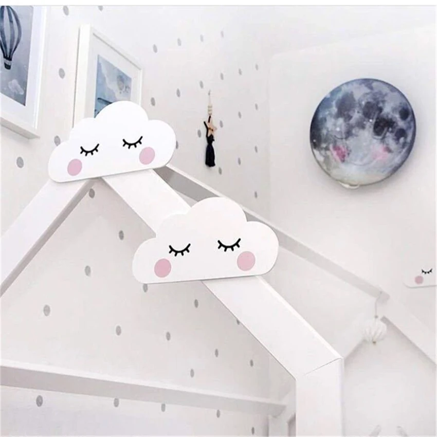 Новая 23X15 см Kawaii Cloud настенная вешалка-украшение мобильных игрушек DIY милые облачные игрушки украшение в детскую комнату украшение для дома и спальни