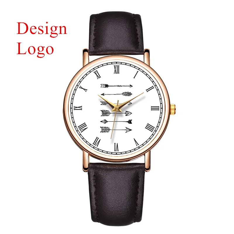 B 9214 MOQ 50pcs Own Branding Customized Personalized Watch Cheap