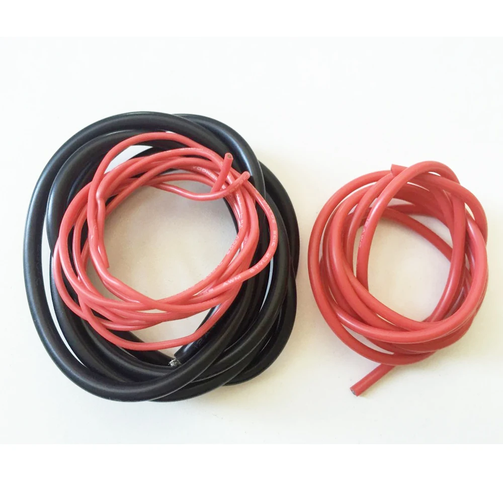 2 м/лот силиконовый провод 8 10 12 14 16 18 20 22 24 26 28 30AWG термостойкий мягкий гелевый