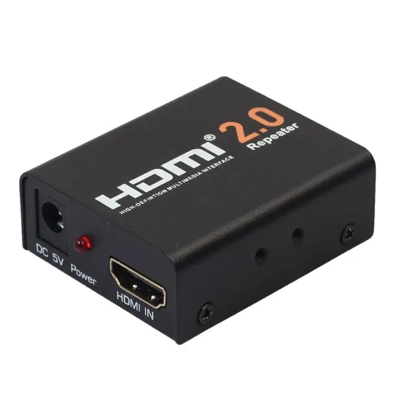 ALLOYSEED 2160P черный HDMI усилитель 3D 4K* 2K HDMI 2,0 ретранслятор усилитель сигнала расширитель усилитель адаптер Домашний кинотеатр усилитель