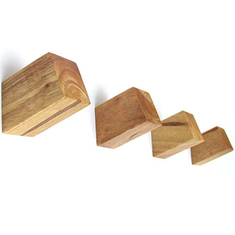 

1Pcs Creative Solid Wood Minimalist Design Decorative Wall Mounted Wooden The Bedroom Hall Hanger Coat Hook Hat Hanger