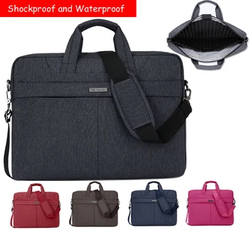 

14 15 15.6 Inch Shockproof Waterproof Extendable Computer Laptop Notebook Tablet Bag Bags Case Messenger Shoulder for Men Women