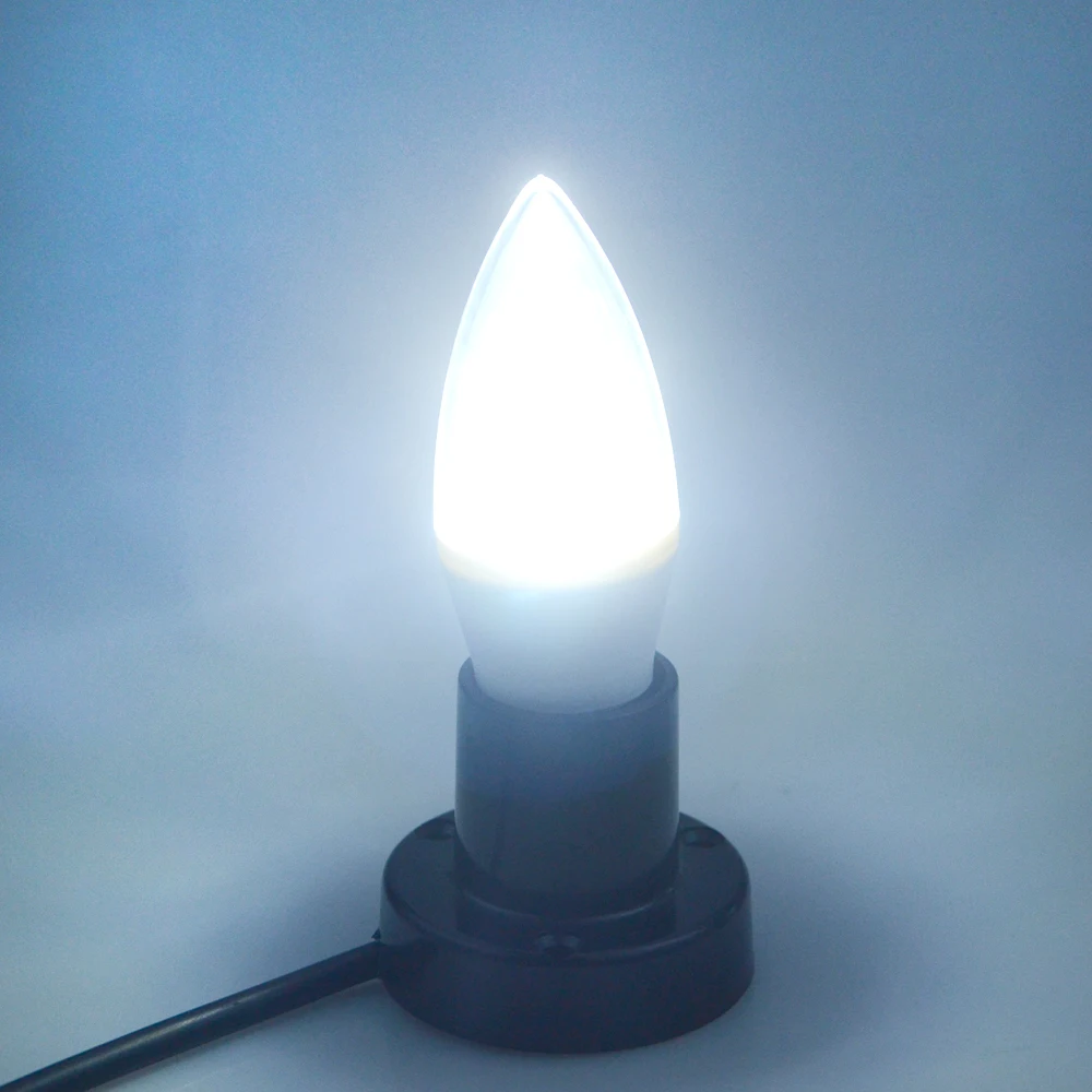E14 COB из светодиодов свечах AC110V 220 В лампа хрустальная люстра освещение Bombillas