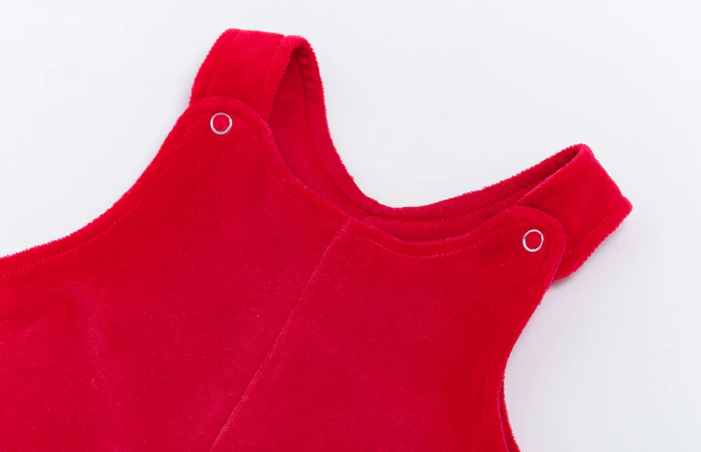 Зимний осенний детский комбинезон, красный комбинезон для девочек и мальчиков 3-24 месяца, однотонная бархатная одежда кораллового цвета, комбинезон для новорожденных, детские штаны