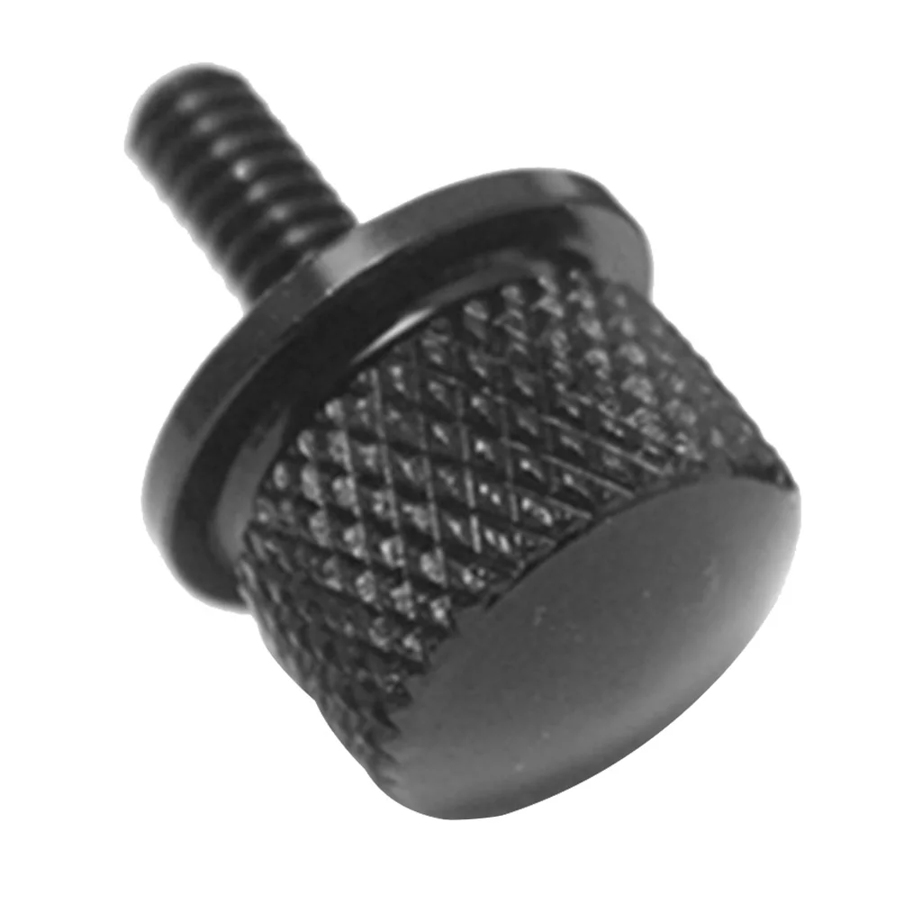 Motorcycle Accessories 1/4' CNC Aluminum Seat Mount Bolt Screw Cap For    Sportster Black