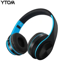 Ytom Bluetooth наушники Беспроводной наушников С микрофоном Низкий Бас гарнитуры наушники для компьютера телефон Спорт ПК MP3