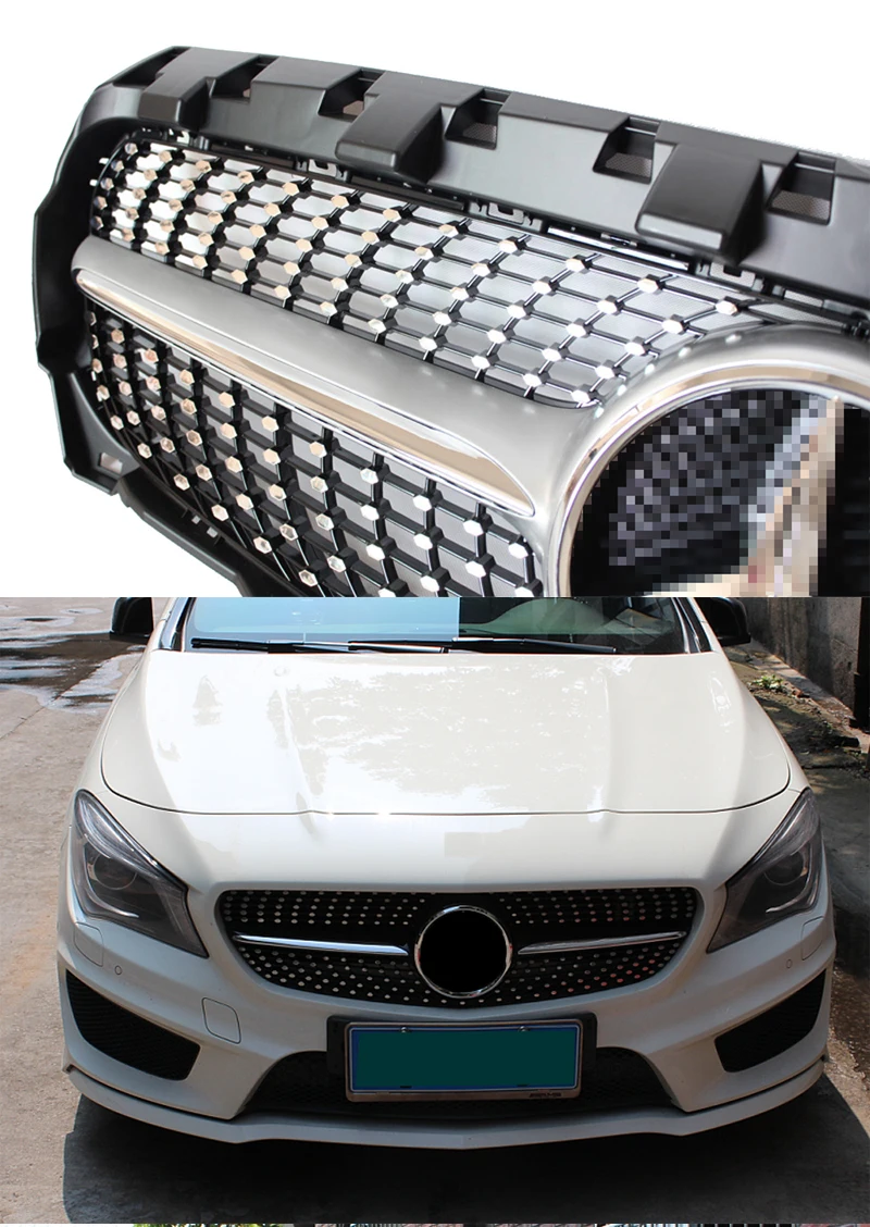Accessories Storage Front Door Fit for Benz CLA GLA Class 14-18 2Pcs Box Holder