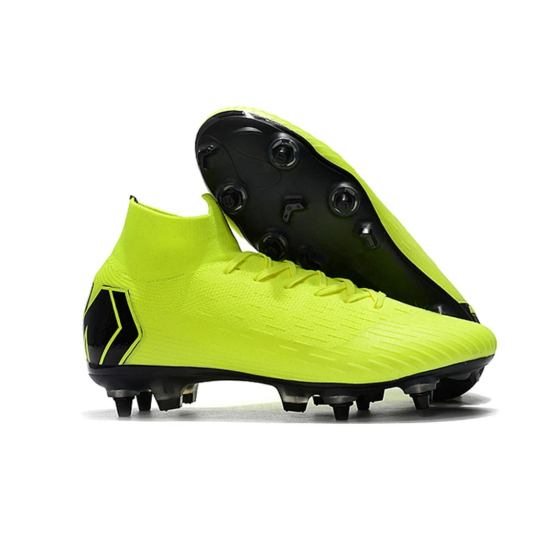 

FANCIHAWAY Soccer Shoes High Ankle Superfly Football Boots VI Elite Phantom VSN Original SG Outdoor Soft Ground Cleats Wholesale