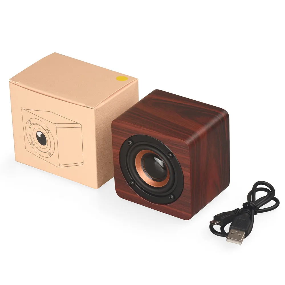 Высокое качество Новый беспроводной динамик деревянный сабвуфер BT4.2 HIFI стерео