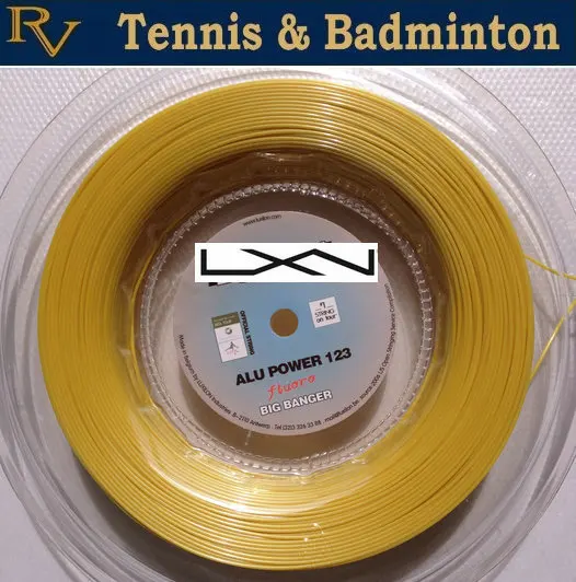 

Free Shipping -  tennis racket string ALU power 123 big banger Tennis Racket String Reel 200 Meters