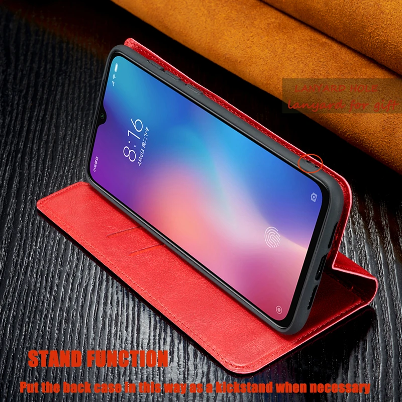 Чехол книжка 6 39 &quotдля Xiaomi Redmi K20 K20Pro Магнитный чехол кожаный деловой кошелек для