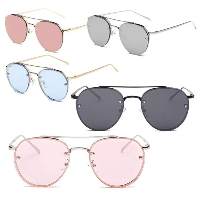 3011JOGAL 2017 Summer Most Popular Fashion Sunglasses Metal Reflection
