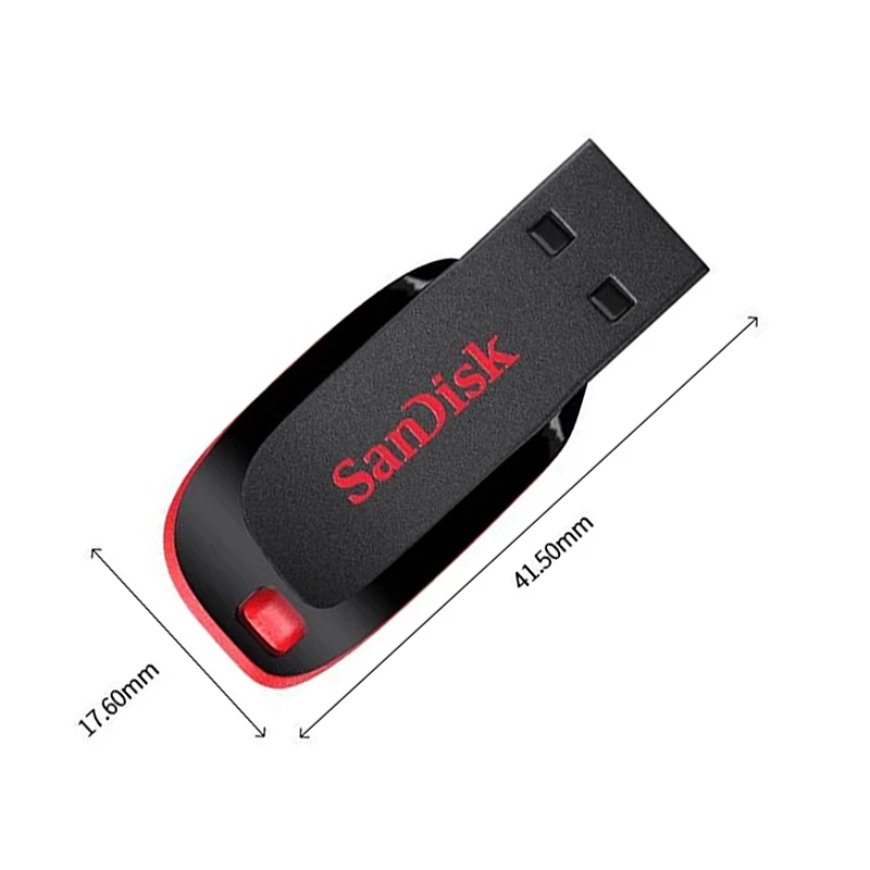 Флеш-накопитель USB SanDisk, 128 ГБ, USB 2,0, карта памяти, 32 ГБ, 64 ГБ, 16 ГБ, USB диск, ручка-накопитель CZ50, карта памяти, флешка