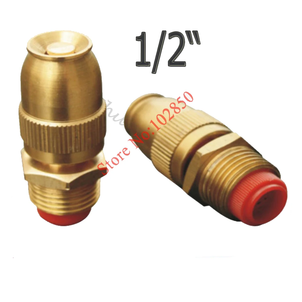 1/" misting спринклерная система, регулируемая Латунь Запотевания Сопла для сада ирригационной системы