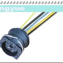 Longyue 10 шт. 5-контактный Универсальный Женский Соединительный разъем для проводов 15 см провода LY-008