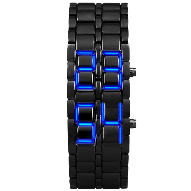 top high quality water-proof luminous alloy wristwatch bracelet wristband 