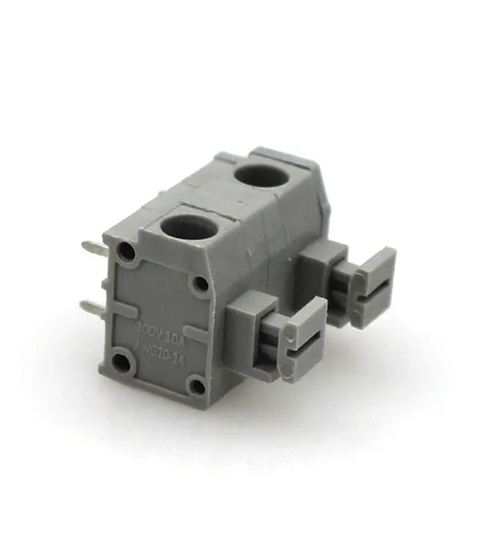 

Free shipping 50PCS HB SINGLE 10.0 spring terminal block 10.0MM KF235 screwless connector DG235 FS1.5