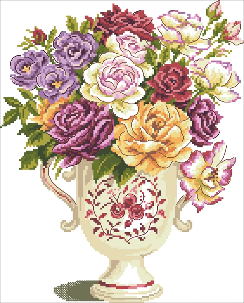 Набор для вышивания крестом luca-s "ваза с пионами",. Вышивка ирисы голубая рапсодия. Вазы крестом. Вышивка крестом розы в вазе. Ваза с цветами вышивка крестом.