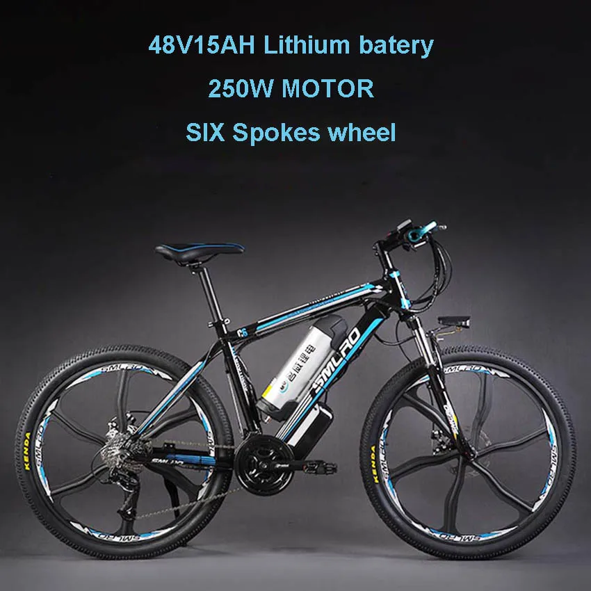 26inch electric mountain bicylce 48Vlithium battery 500w motor smart lcd assist bike pas ebike aluminum mountain bike 50km range
