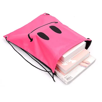 

50pcs/lot 41*33CM Waterproof Travel Shoulders Bag Storage Shoes Bag Drawstring Backpack for Baby Kids Toy Lingerie Makeup