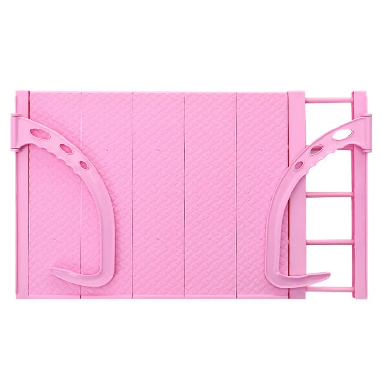  Adjustable Folding Clothes Drying Racks Multi-function Hanger Shelf Creative Balcony Storage Holder