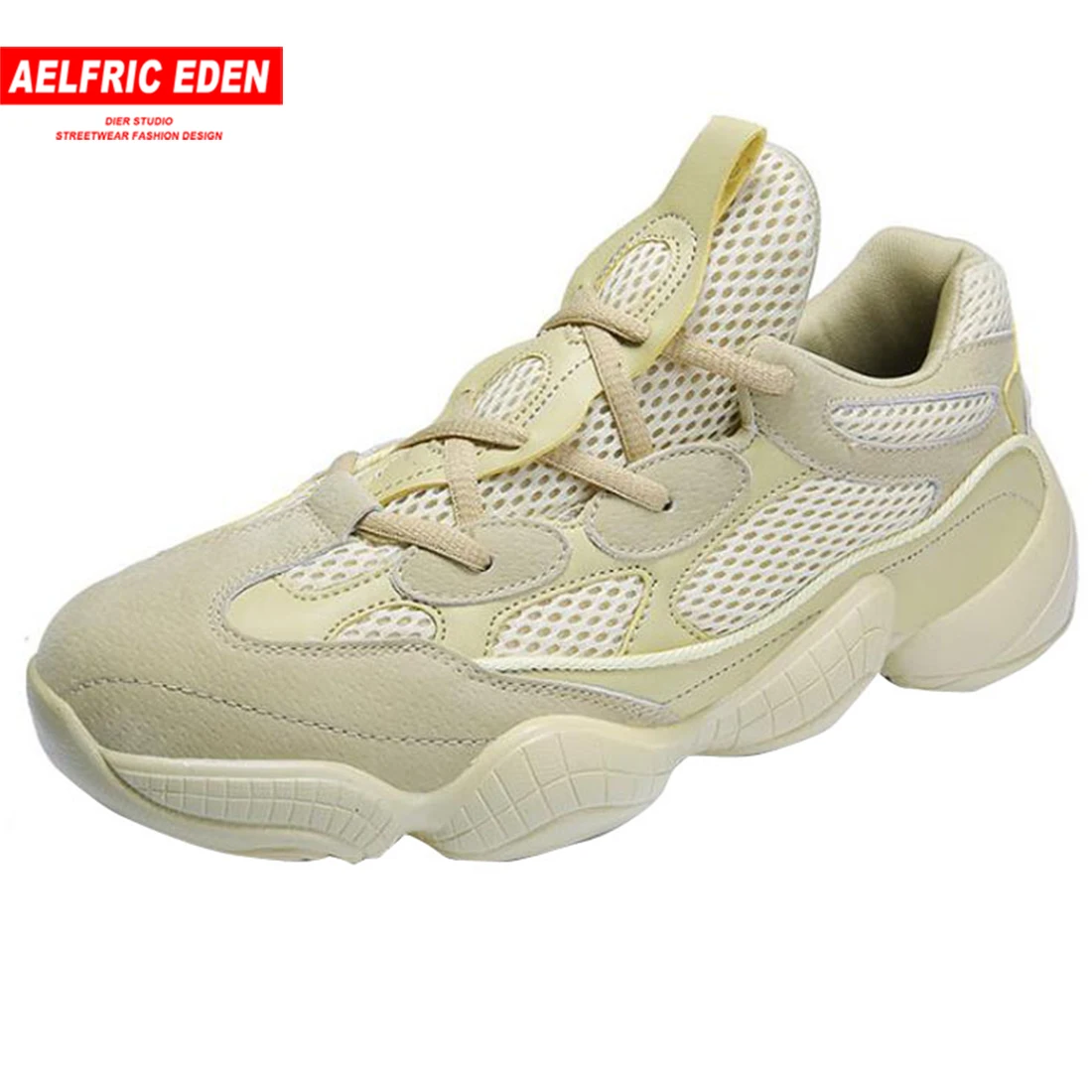 

Aelfric Eden Fashion Shoes Men 2019 Trending Kanye West Sneakers Spring Summer Breathable Mesh Footwear Hip Hop Accessories AE31