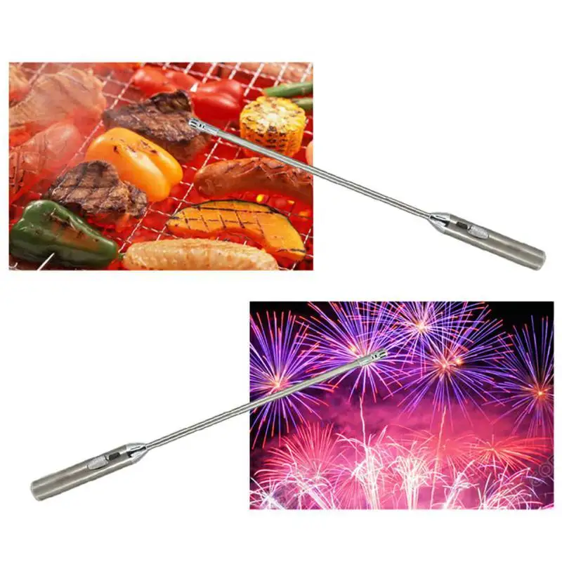 New Rechargeable Sail Kitchen Lighter Pulsed Long Handle Electric Bow Safety Tools Windproof Lighter Camping Lighters