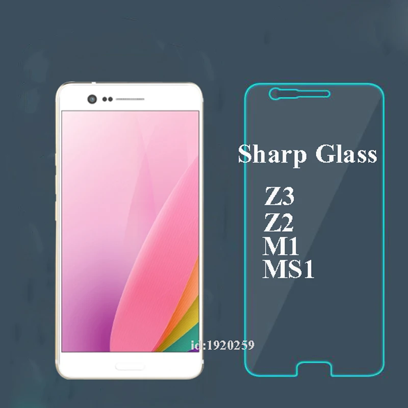 

Sharp Z3 Tempered Glass Steel Film Front Protective For Sharp M1 MS1 Z2 Glass Screen Protector Mobile Phone Film