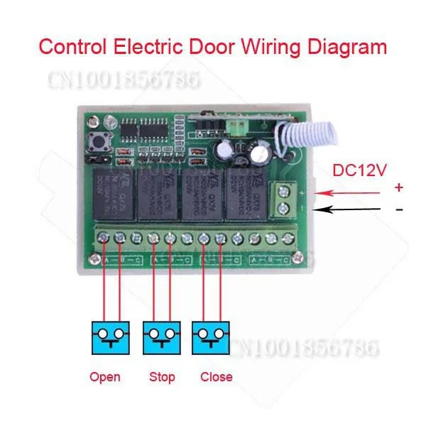 4 канальный DC 12V 4CH RF Беспроводной переключатель системы дистанционного управления 315 МГц 433 передатчик и приемник