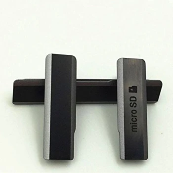 

30pcs For Sony Xperia Z1 L39h C6903 C6902 C6906 New Good Micro SD USB Charging charger Sim Port Plug Dust Cover Cap