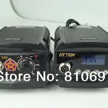 ATTEN AT980D неэтилированный Утюг антистатический Термостатический контроль температуры 150-450C градусов Расширенная паяльная станция 220 в 80 Вт
