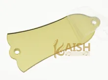 Oro espejo plástico LP Guitarras truss rod cubierta 2 agujeros se adapta a estilo Gibson Les Paul