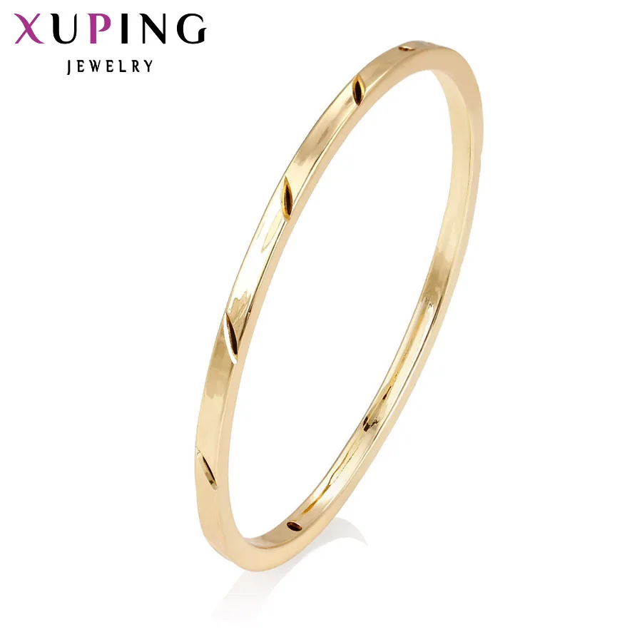 

11.11 Xuping Fashion New Arrival High Quality Jewelry Women Valentine's Day Gift Luxury Gold Color Plated Bangle S6 /S34.5 51303