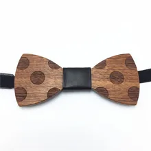 Черный кортекс деревянный галстук-бабочка Галстуки Дети Галстуки-бабочка галстук деревянные Бабочки Цвета Новые Свадебные Галстуки для