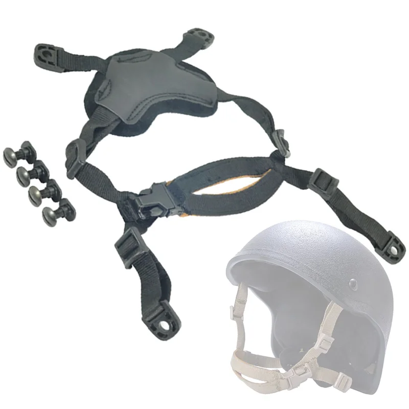FMA Adjustable Helmet Strap General Suspension System X Nape Lanyards