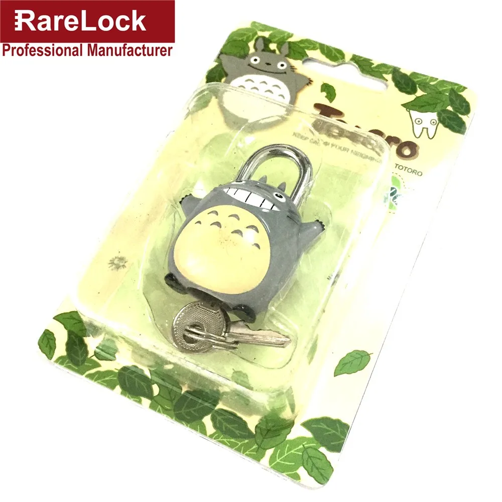 Rarelock мини-замок Тоторо Шиншилла замок такой же для мужчин и женщин пара с Путешествия Спорт багаж сумка Рюкзак Сумочка DIY f